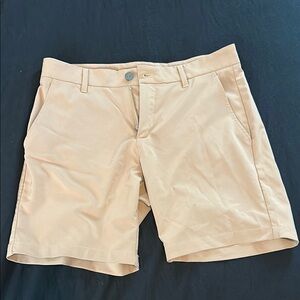 PRIMO Tan Performance Shorts - 7" Inseam, Size 30 (Worn Once)